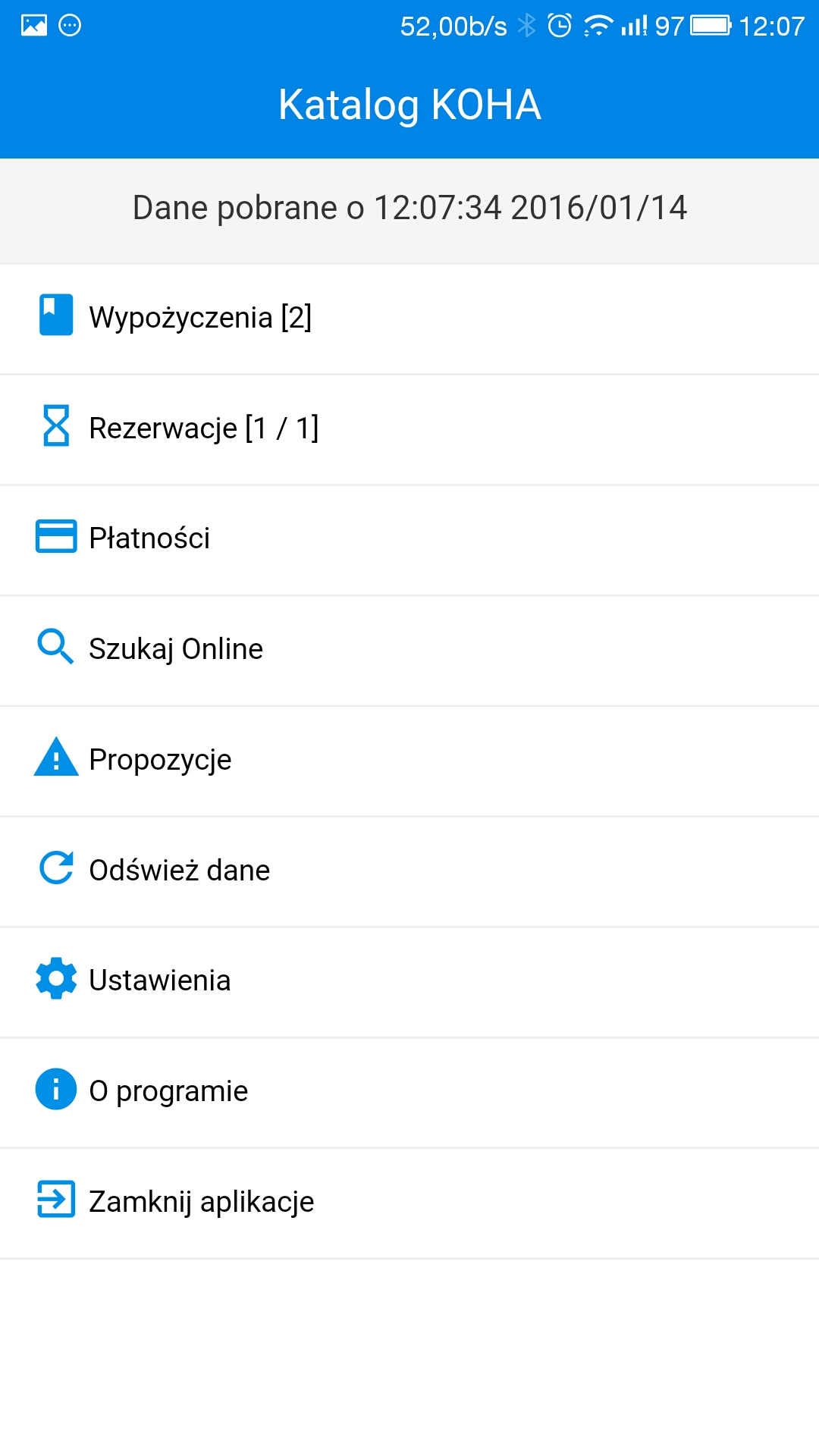 ANDROID: Ekran główny